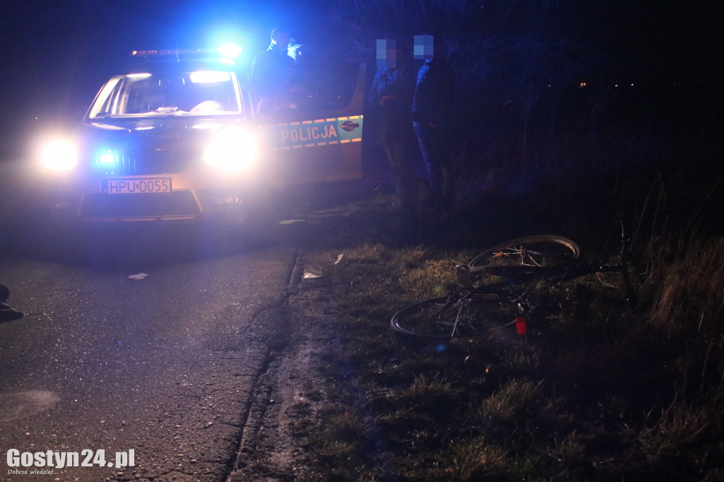 Zderzenie rowerzystów na trasie Bodzewo-Domachowo