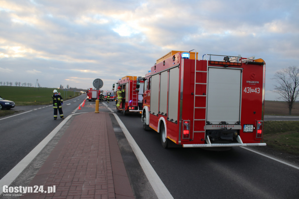 Wypadek na drodze krajowej K12