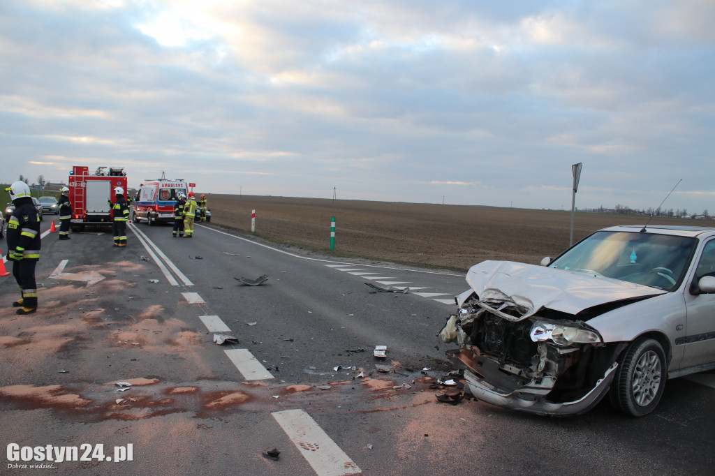 Wypadek na drodze krajowej K12