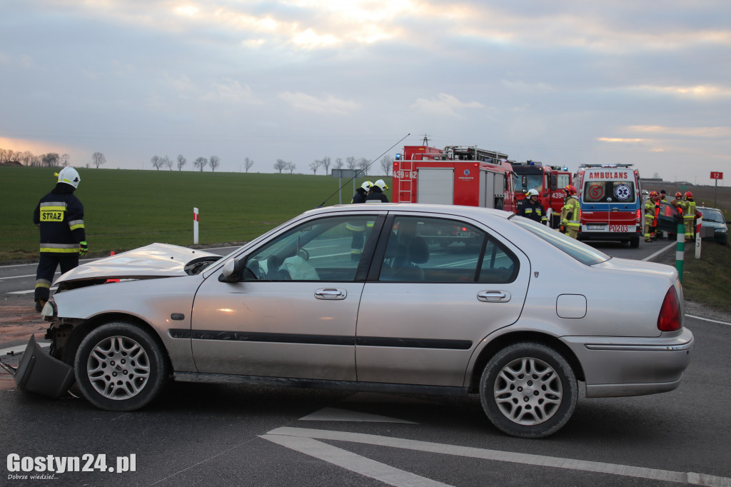 Wypadek na drodze krajowej K12