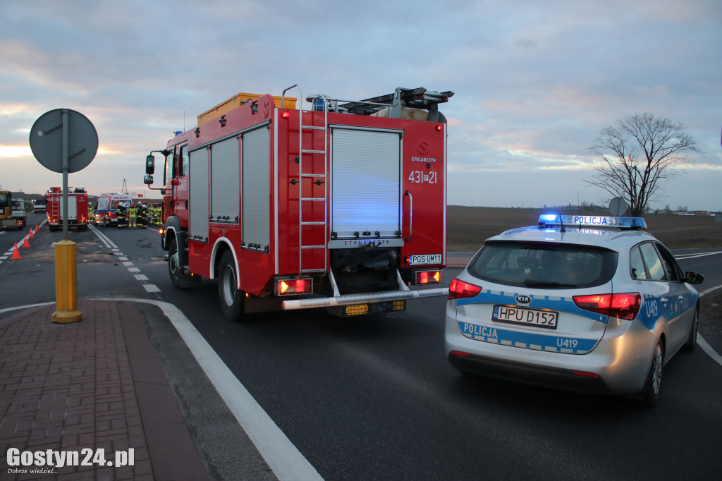 Wypadek na drodze krajowej K12