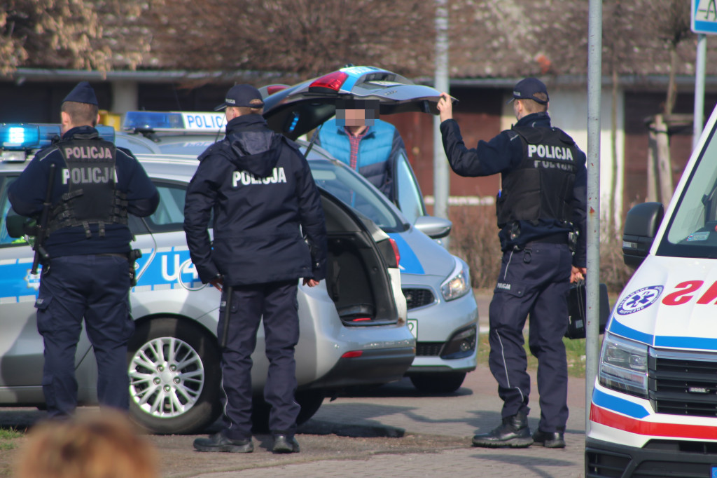 Potrącenie na pasach w centrum Gostynia