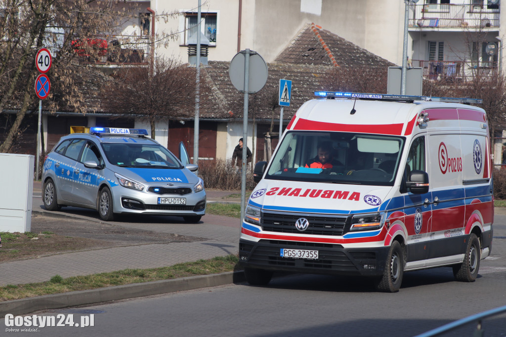 Potrącenie na pasach w centrum Gostynia