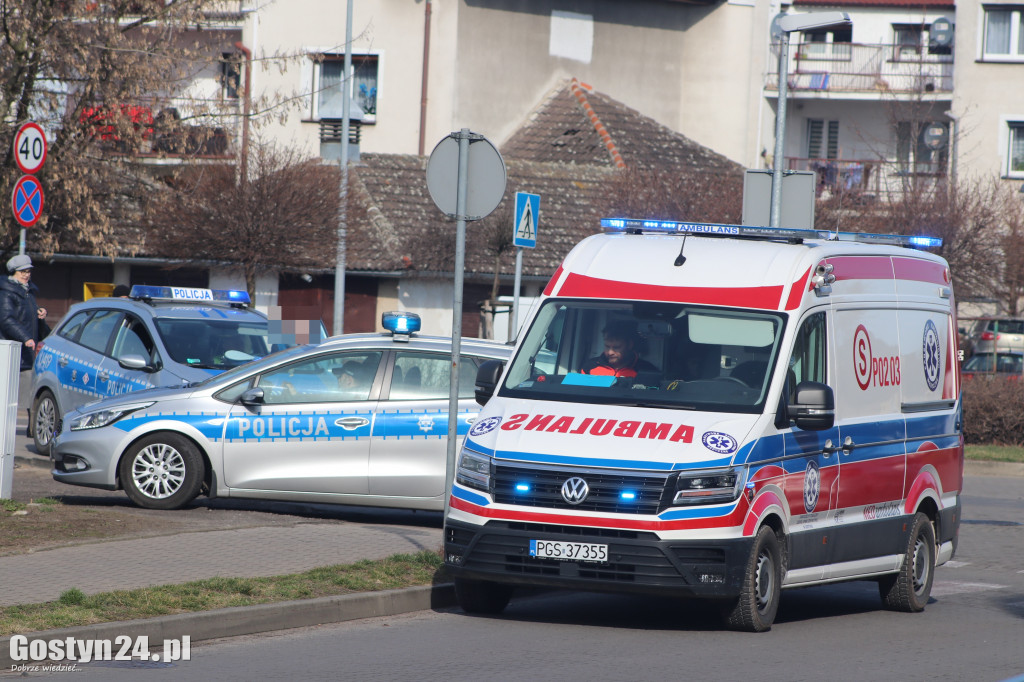 Potrącenie na pasach w centrum Gostynia