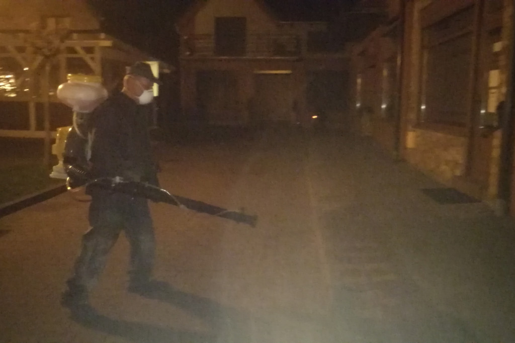 Dezynfekcja centrum Pępowa