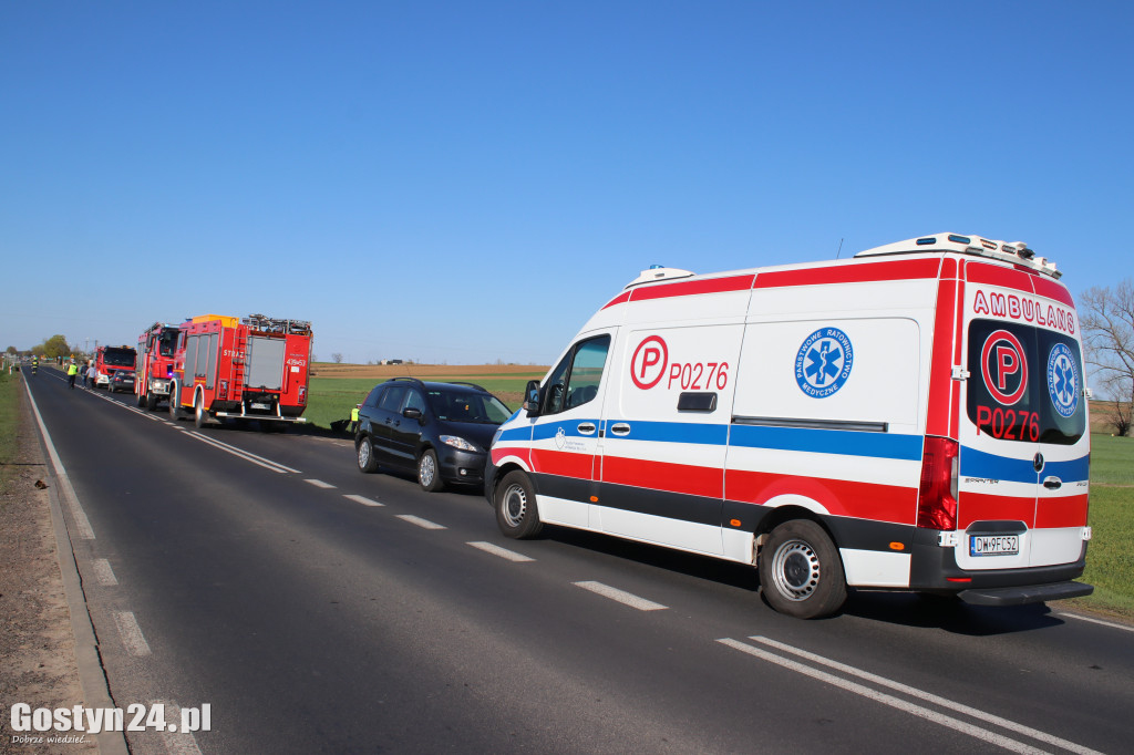 Śmiertelny wypadek na drodze Gostyń-Krobia