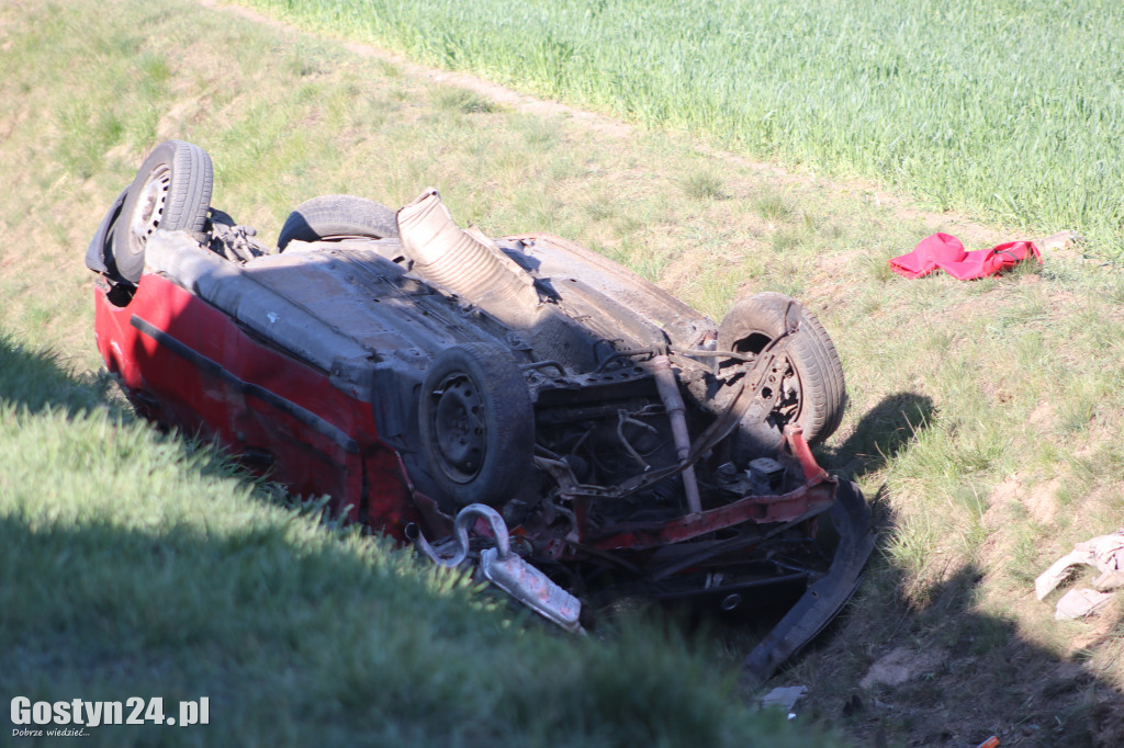 Śmiertelny wypadek na drodze Gostyń-Krobia