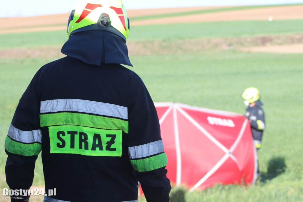 Śmiertelny wypadek na drodze Gostyń-Krobia