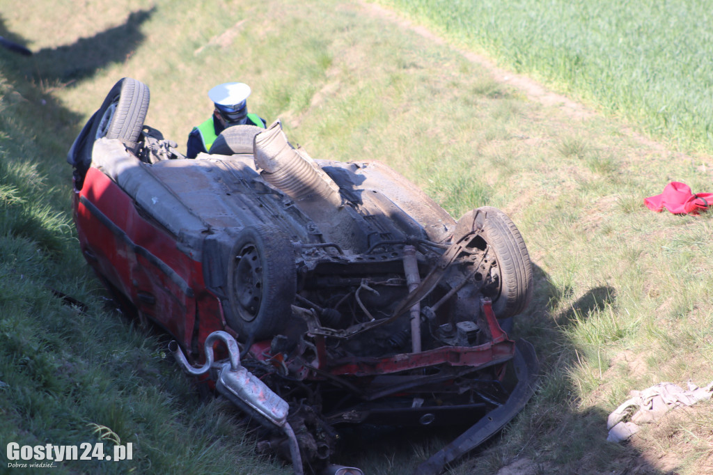 Śmiertelny wypadek na drodze Gostyń-Krobia