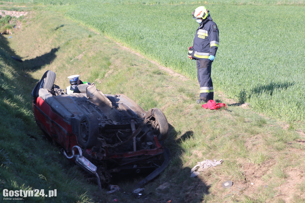 Śmiertelny wypadek na drodze Gostyń-Krobia