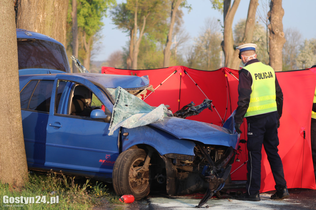 Śmiertelny wypadek na trasie Skoraszewice-Gogolewo