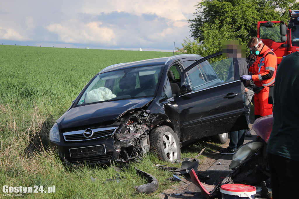 Zdarzenie aut na trasie Chumiętki-Żytowiecko