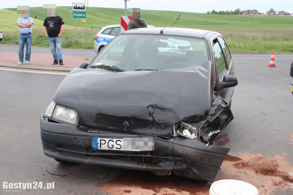 Klasyczne wymuszenie na DW 434 za Gostyniem