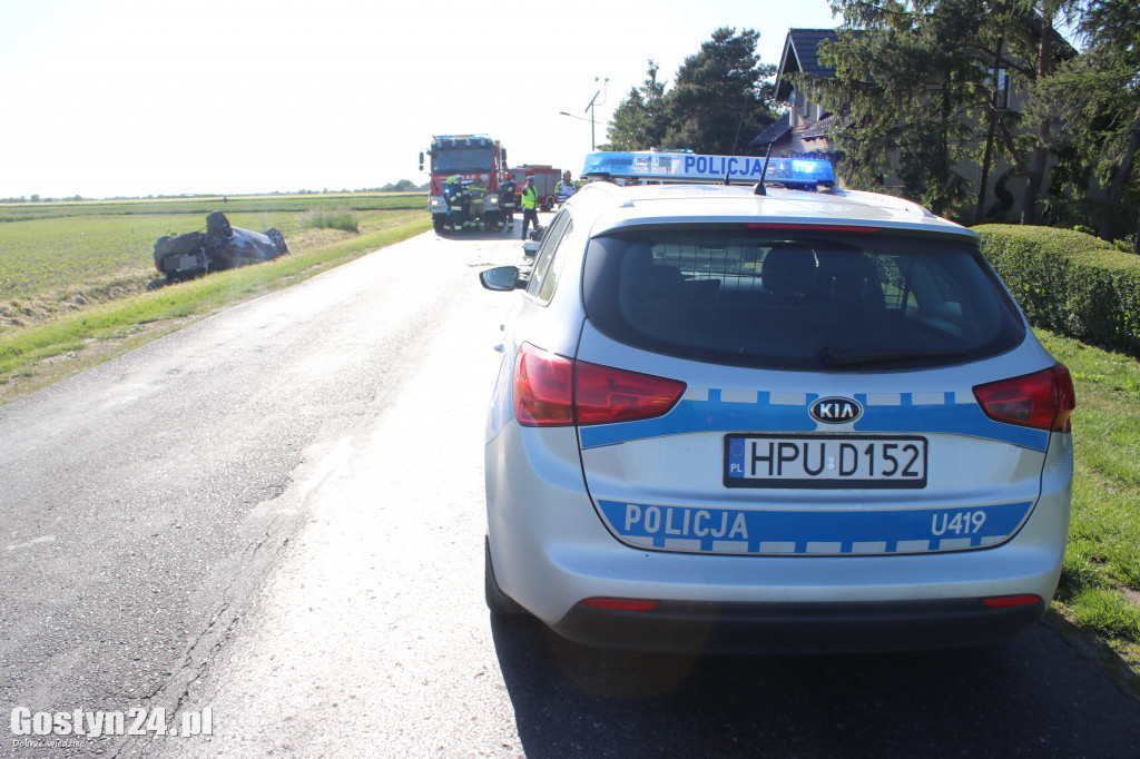 Zderzenie na trasie Krobia - Potarzyca