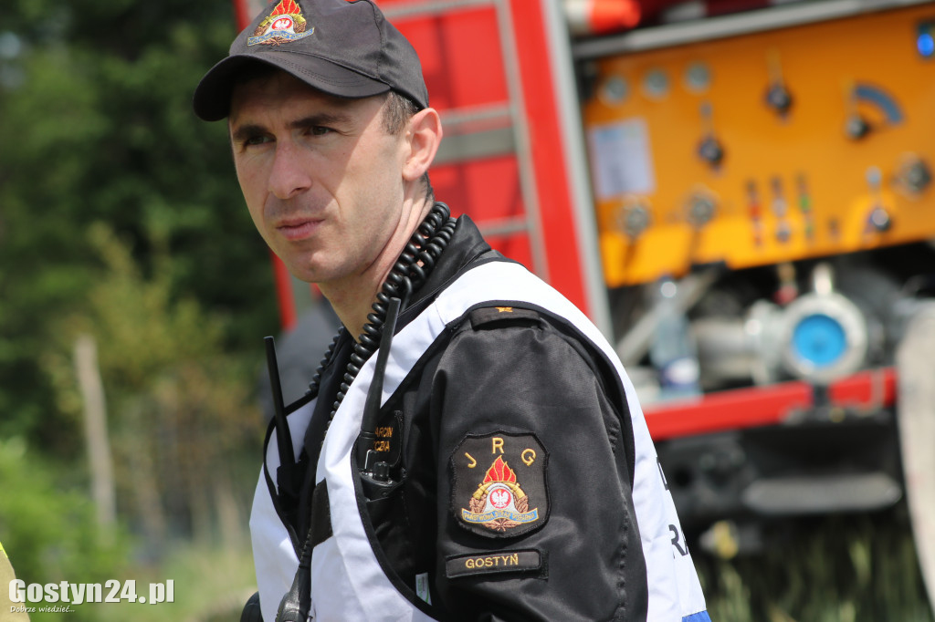 Pożar lasu w okolicach Wycisłowa
