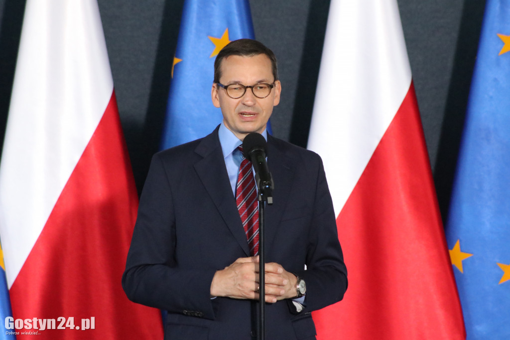 Wizyta premiera Mateusza Morawieckiego w Gostyniu