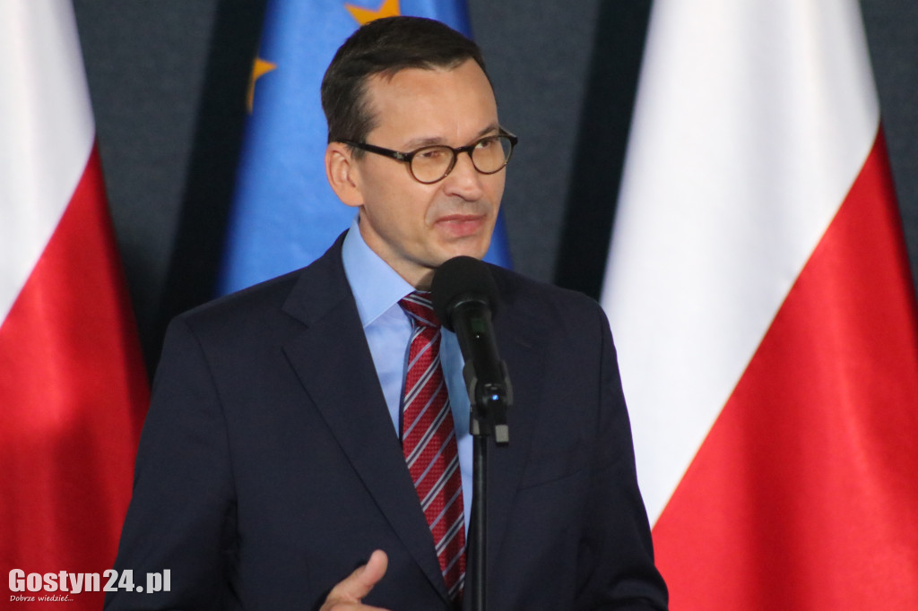 Wizyta premiera Mateusza Morawieckiego w Gostyniu