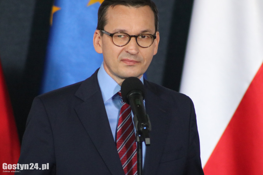 Wizyta premiera Mateusza Morawieckiego w Gostyniu