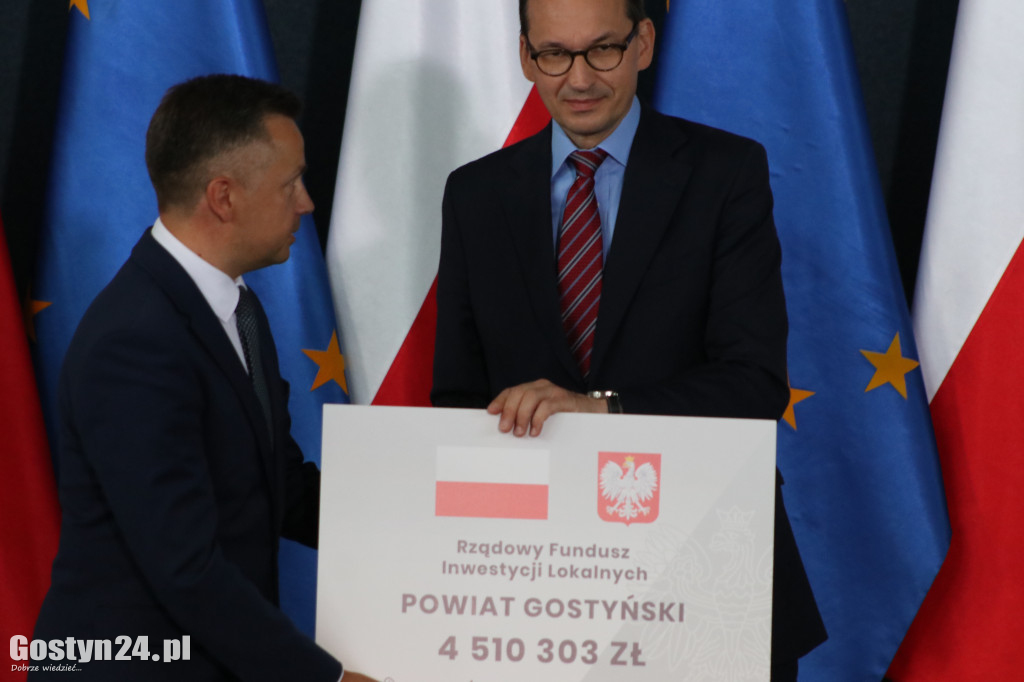 Wizyta premiera Mateusza Morawieckiego w Gostyniu