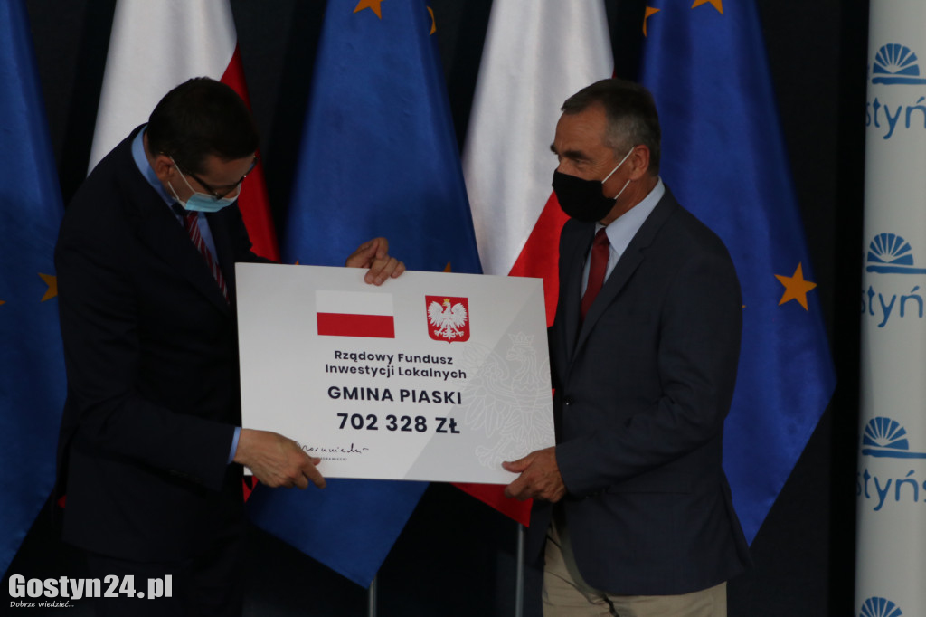 Wizyta premiera Mateusza Morawieckiego w Gostyniu