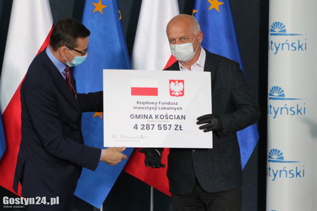 Wizyta premiera Mateusza Morawieckiego w Gostyniu
