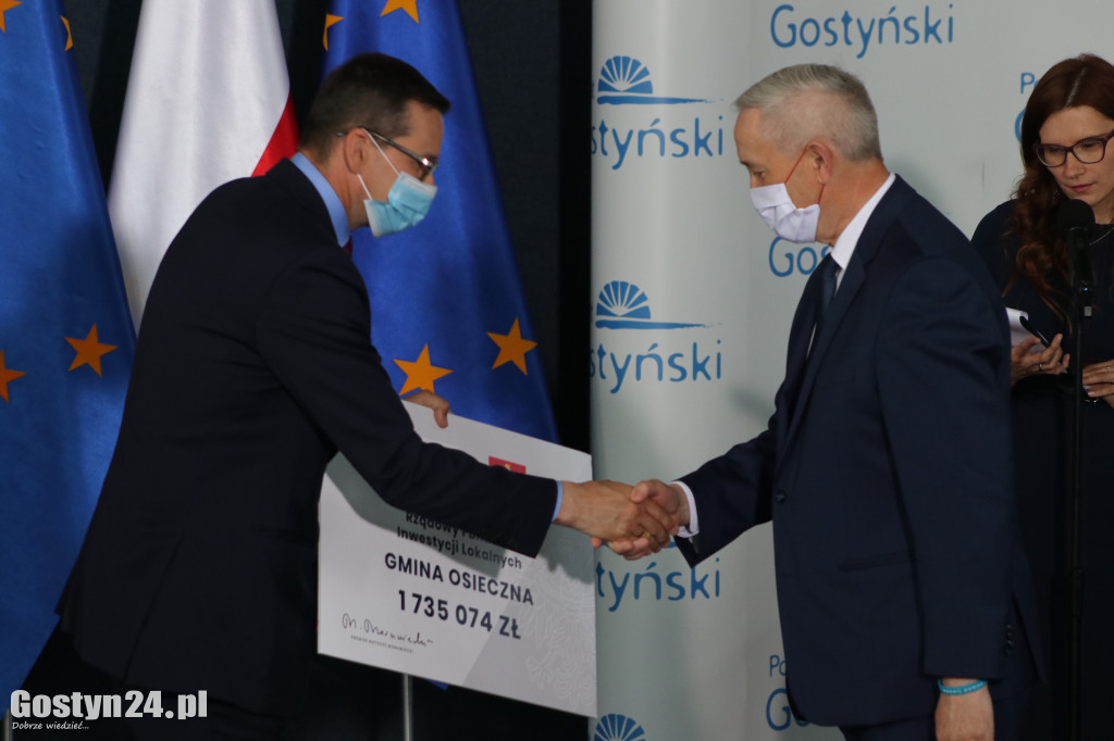 Wizyta premiera Mateusza Morawieckiego w Gostyniu