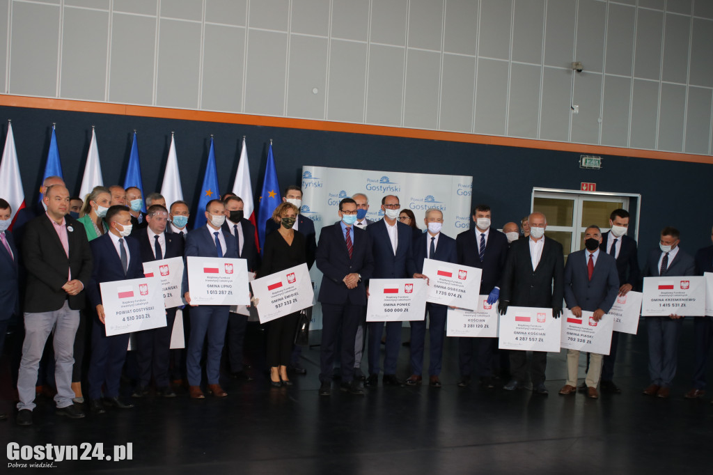 Wizyta premiera Mateusza Morawieckiego w Gostyniu