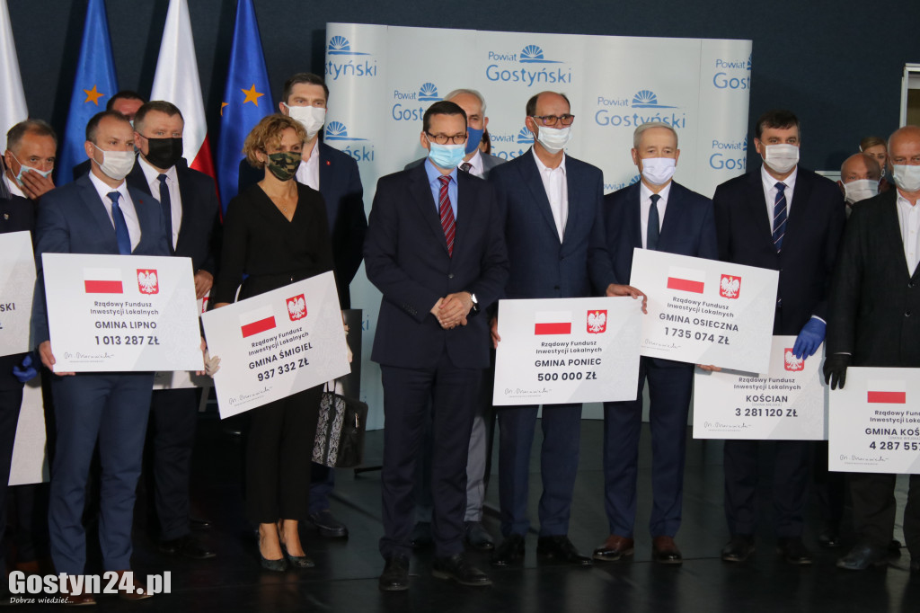 Wizyta premiera Mateusza Morawieckiego w Gostyniu