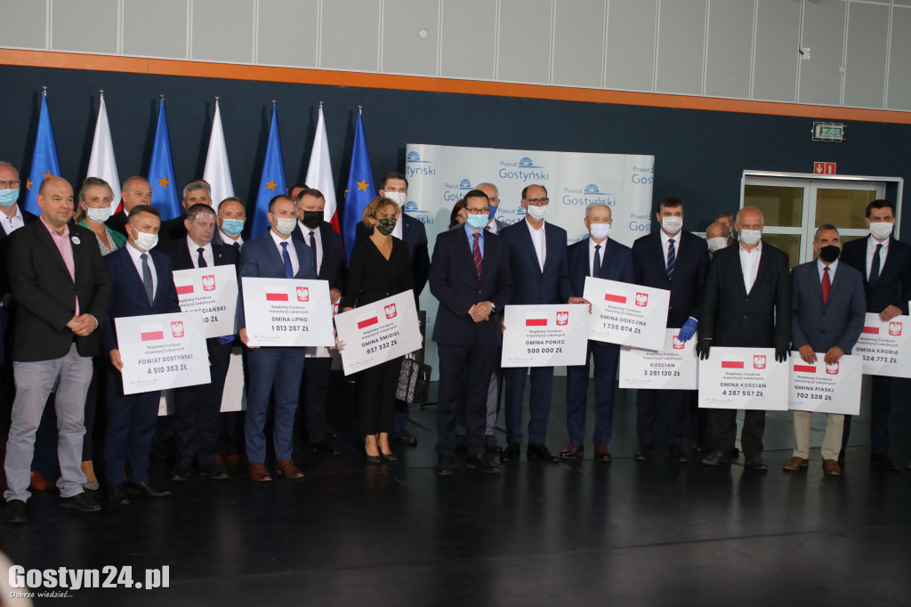 Wizyta premiera Mateusza Morawieckiego w Gostyniu