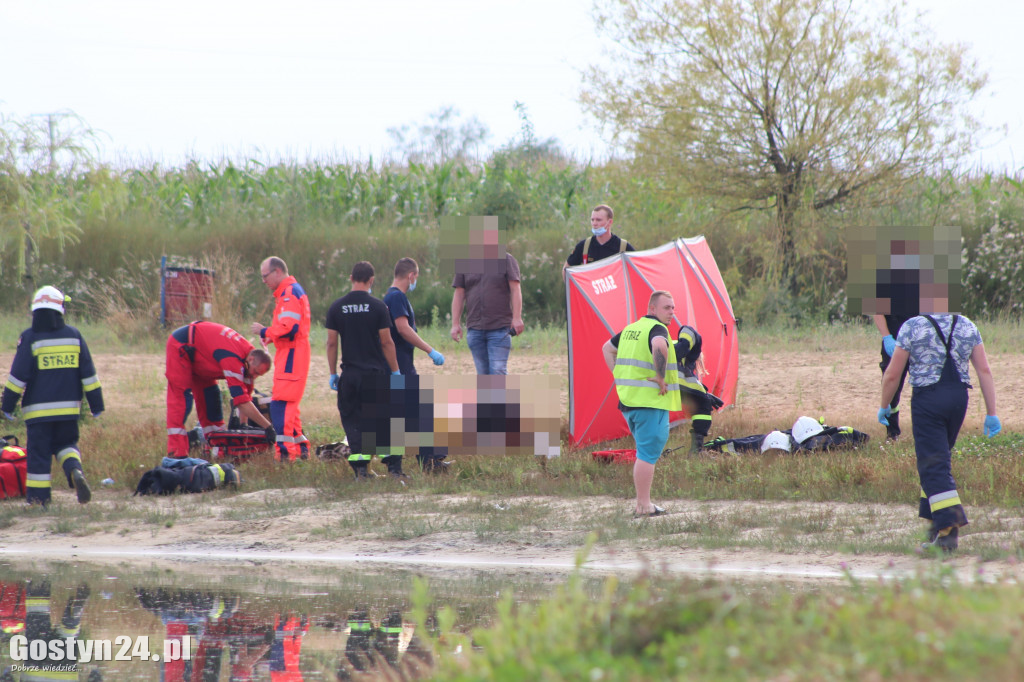 27-latek utonął na tzw. cegielni w Pępowie