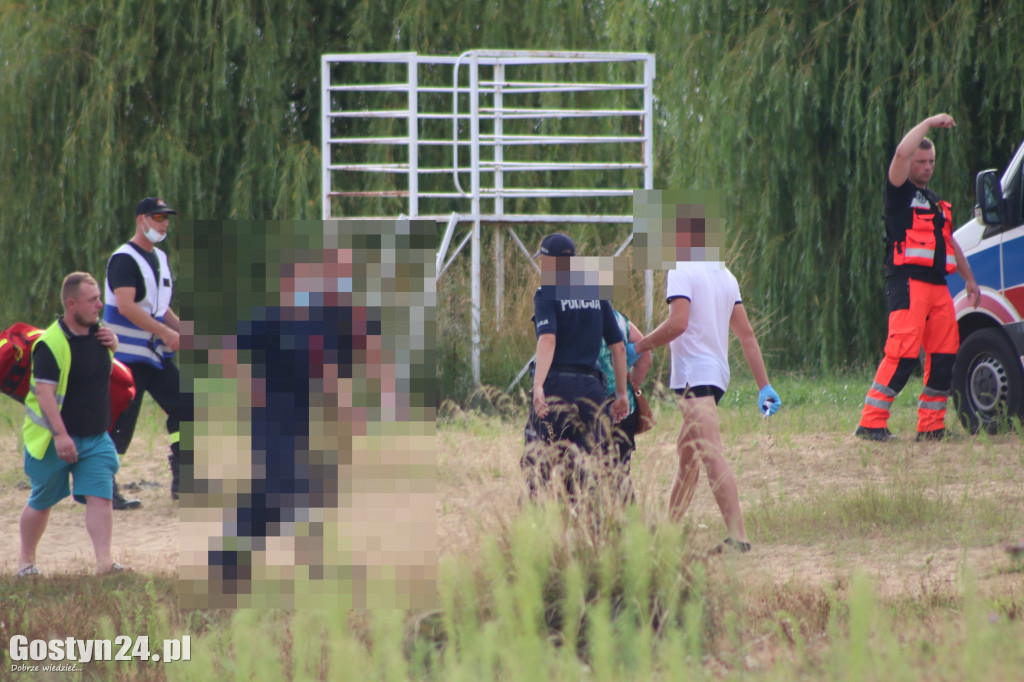 27-latek utonął na tzw. cegielni w Pępowie