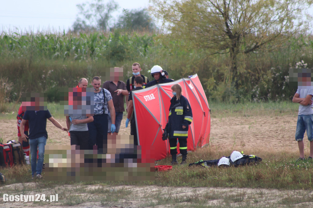 27-latek utonął na tzw. cegielni w Pępowie