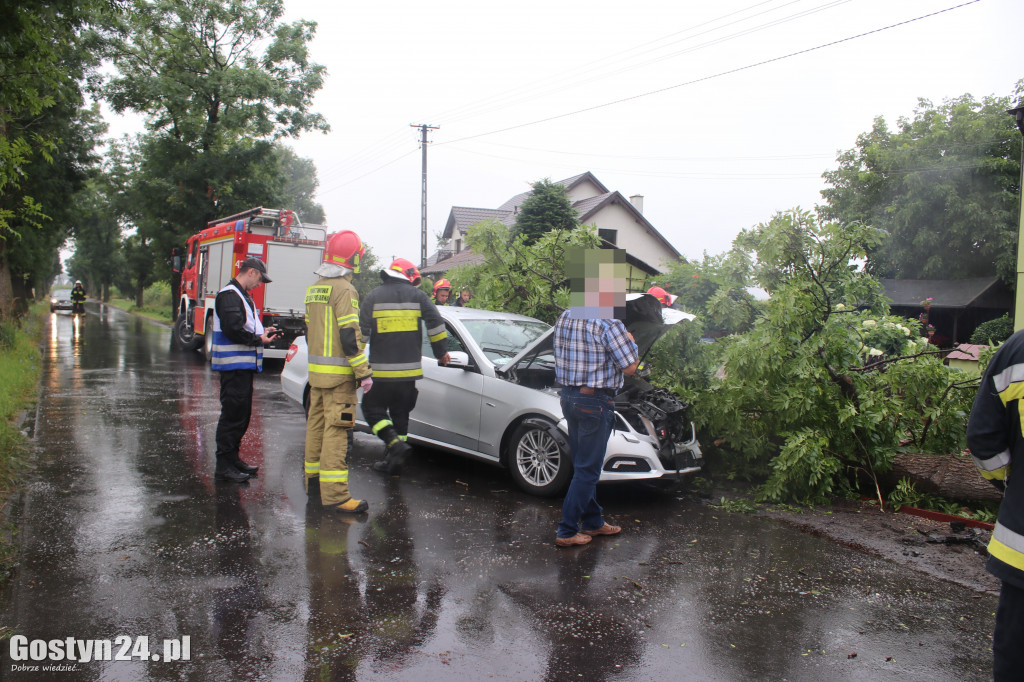 Zdarzenia drogowe w Siedmiorogowie I i na trasie koło Pogorzeli