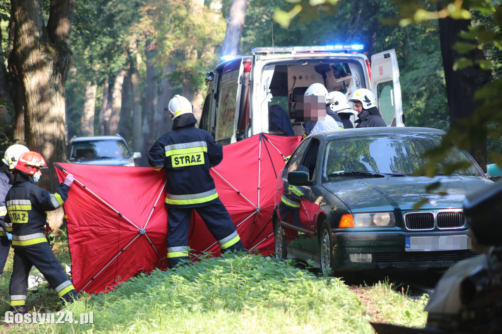 Wypadek na trasie Studzianna - Koszkowo
