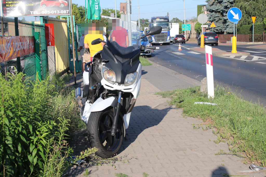 Potrącenie na ul. Jana Pawła II w Gostyniu