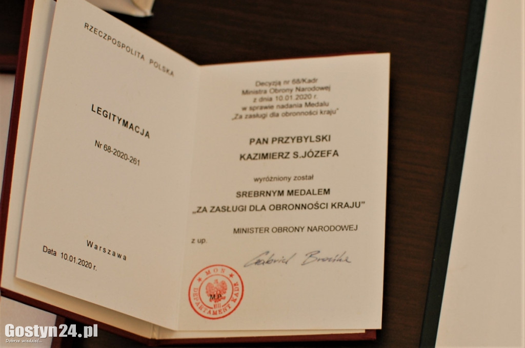 Medale ministra dla małżeństwa z Borku Wlkp