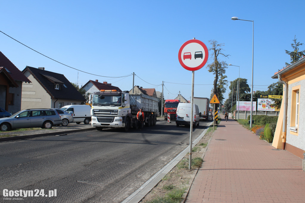 Remont na ul. Jana Pawła II w Gostyniu