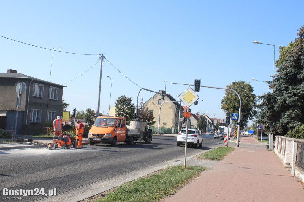 Remont na ul. Jana Pawła II w Gostyniu
