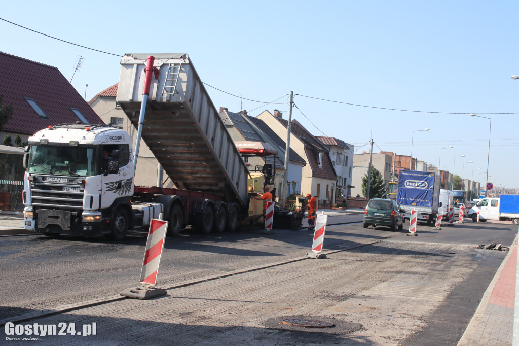 Remont na ul. Jana Pawła II w Gostyniu