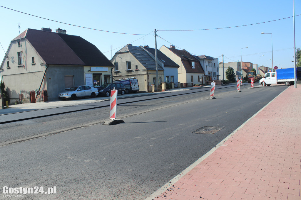 Remont na ul. Jana Pawła II w Gostyniu