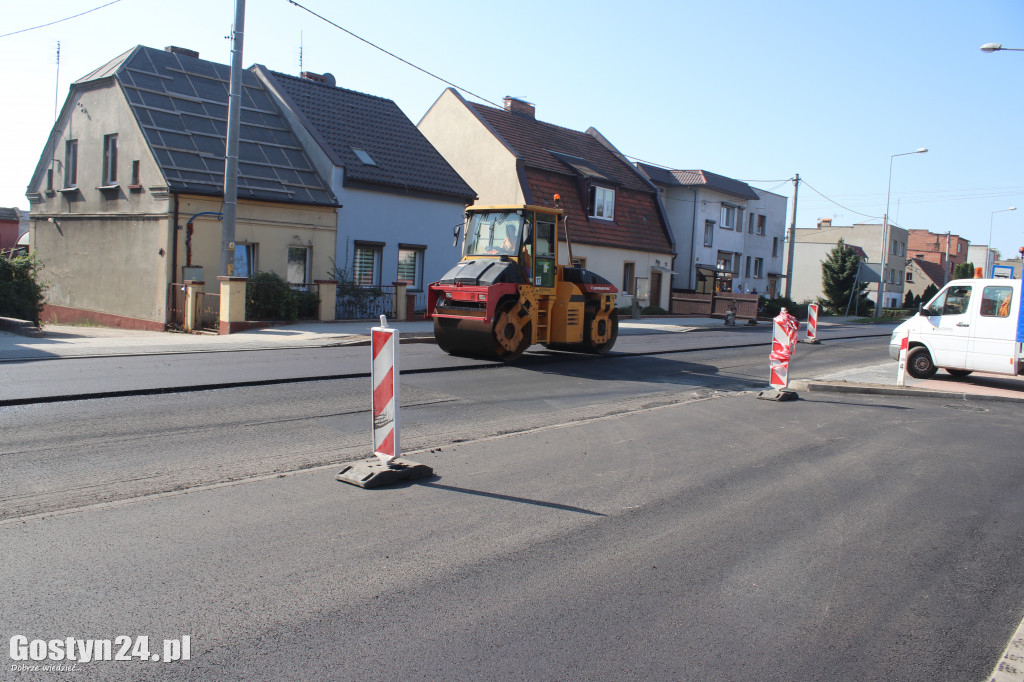 Remont na ul. Jana Pawła II w Gostyniu
