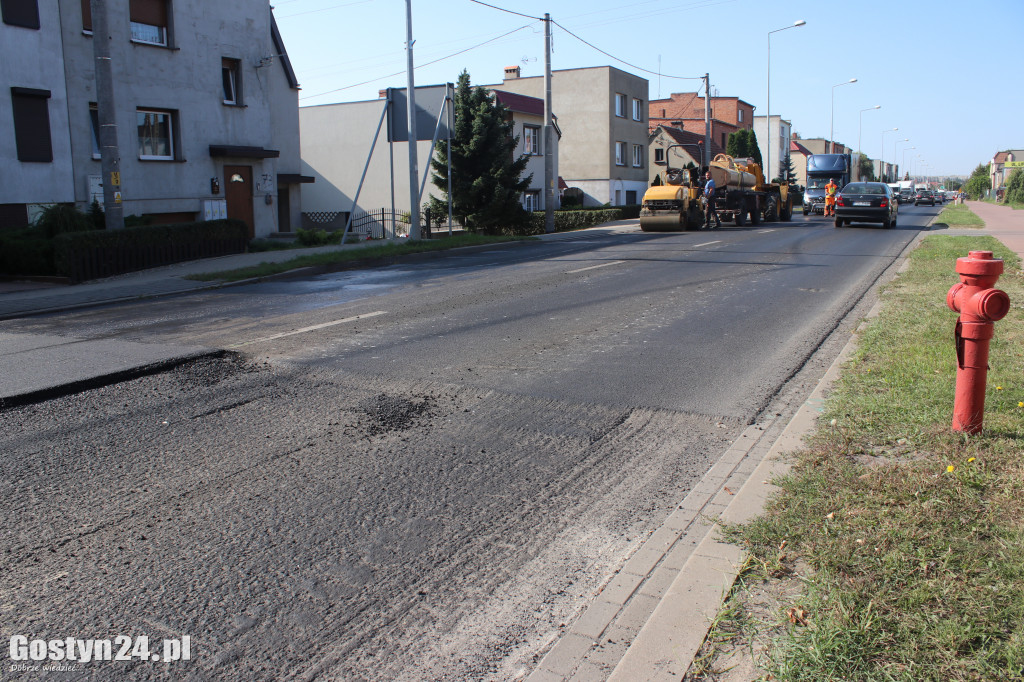 Remont na ul. Jana Pawła II w Gostyniu