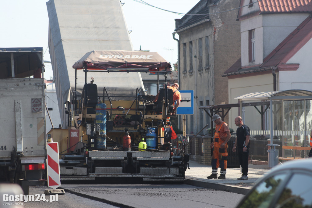 Remont na ul. Jana Pawła II w Gostyniu