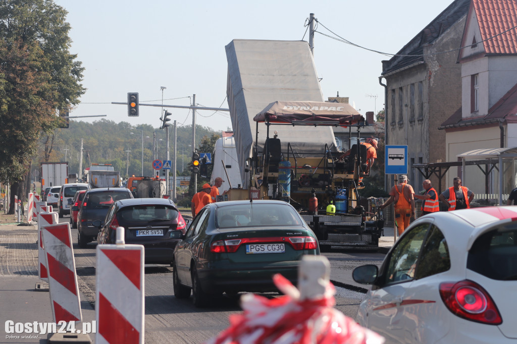 Remont na ul. Jana Pawła II w Gostyniu