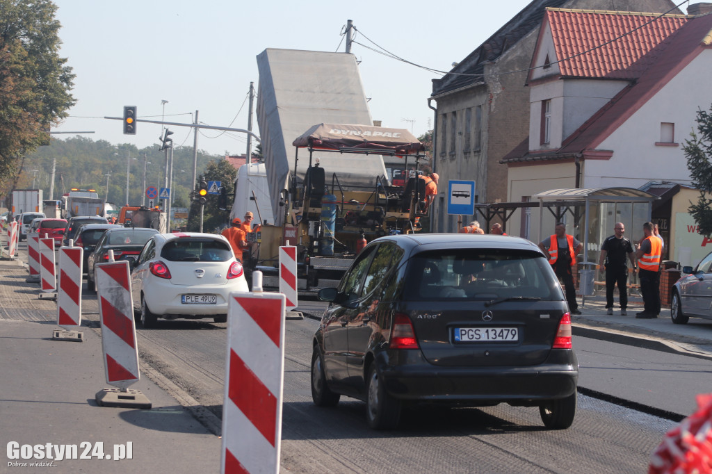 Remont na ul. Jana Pawła II w Gostyniu