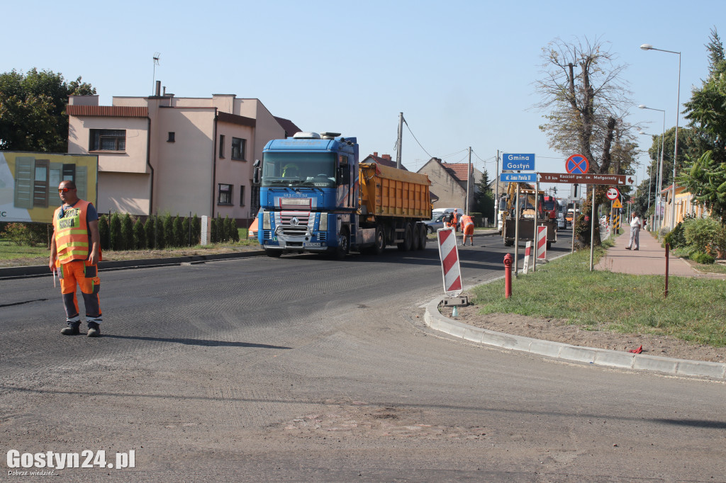 Remont na ul. Jana Pawła II w Gostyniu