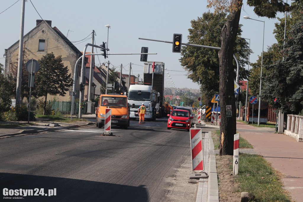 Remont na ul. Jana Pawła II w Gostyniu