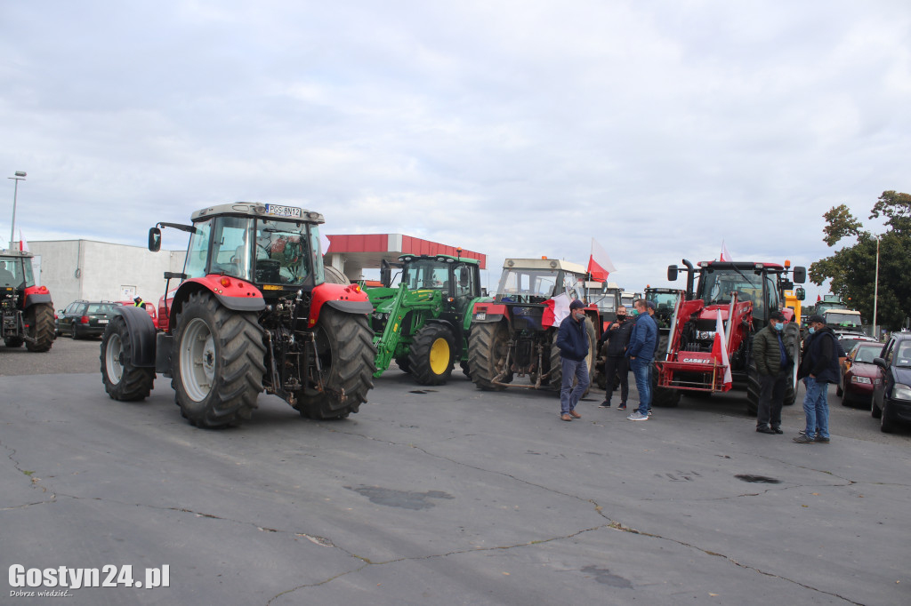 Protest rolników w powiecie gostyńskim