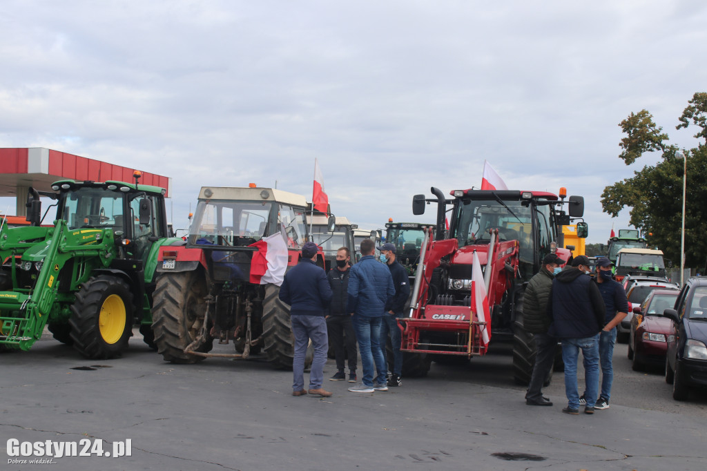 Protest rolników w powiecie gostyńskim