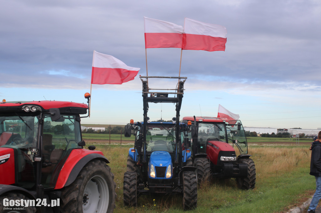 Protest rolników w powiecie gostyńskim